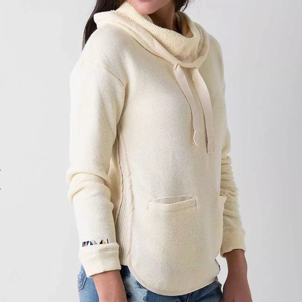 Roxy Cream Metro Heather Counting Stars Sweatshirt